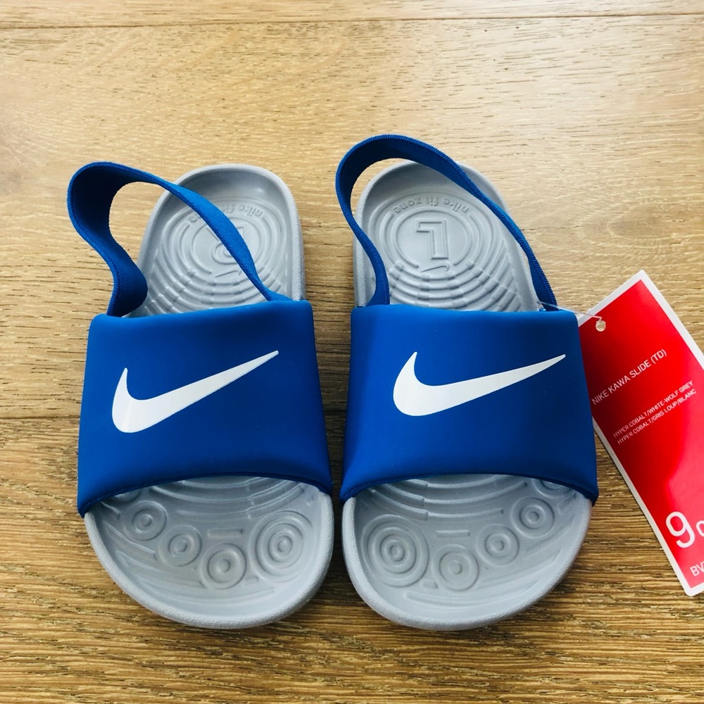 Nike Kawa Slide, Cobalt